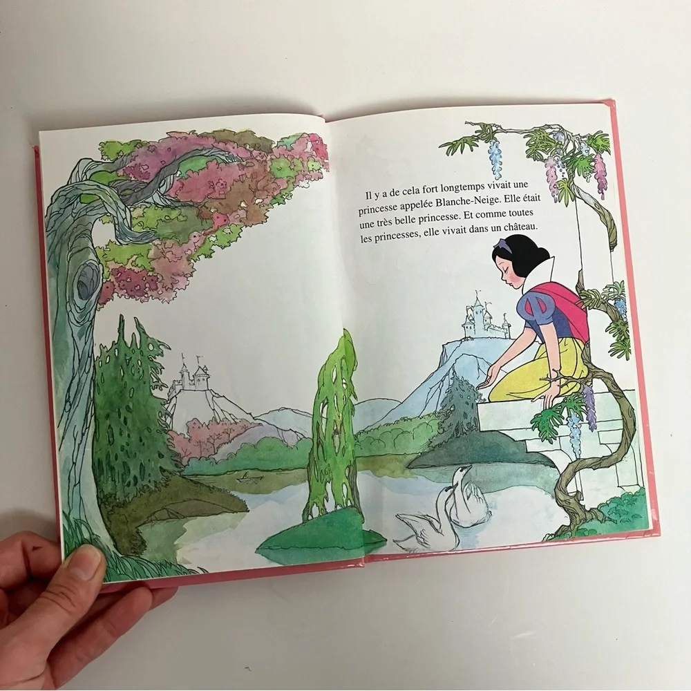 Livre Disney vintage Blanche-Neige et les Sept Nains French Book 1973 1993 - Picture 6 of 11